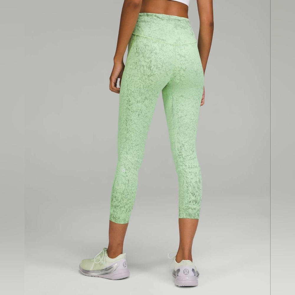 Lululemon Base Pace High-Rise Running Tight 25" City Grit Green Multi